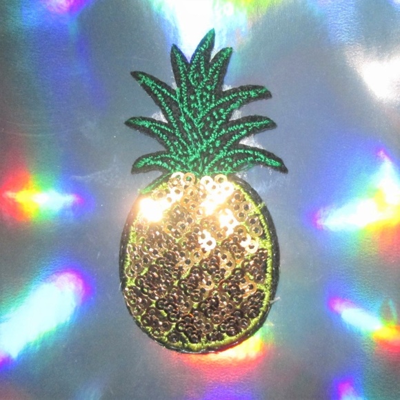 emoji iron on patch sequin patches embroidered set - Picture 3 of 5